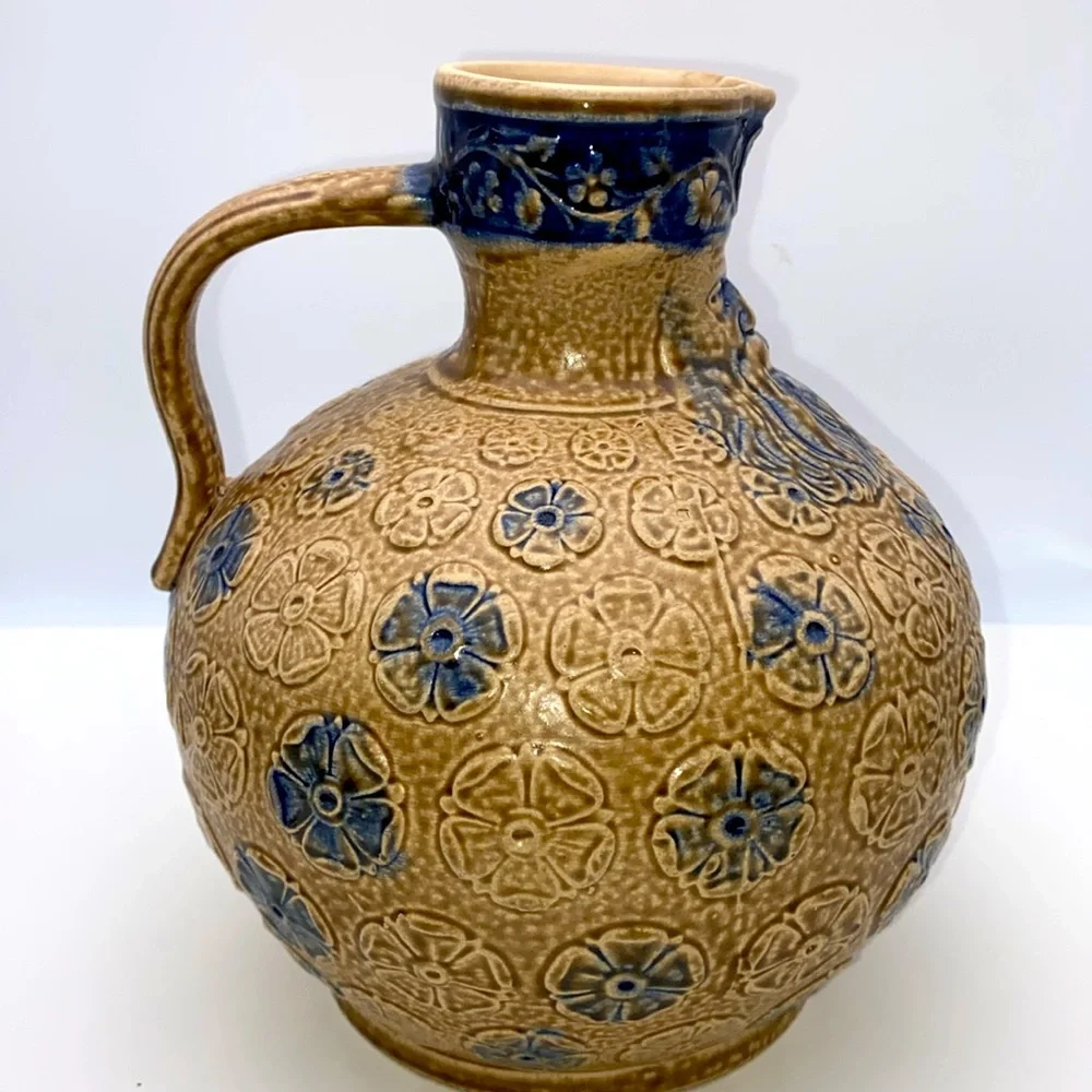 German salt-glazed stoneware Bartmann Jug ( Bearded Man).